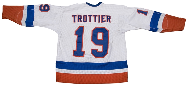 1983-84 Bryan Trottier Game Used and Video Matched New York Islanders Home Jersey (MeiGray)